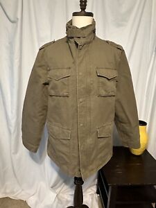 Old Navy Canvas Barn Coat. Men’s Size L. Pockets. Zip In Hood