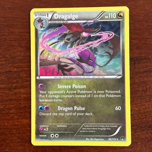 Carta Pokemon Dragalge 86/122 Holo rara punto di rottura - Foto 1 di 4