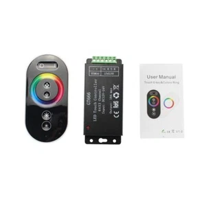 GT666 18A RGB LED LED Strip Controller wireless RF Touch Remote Dimmer Switch - Picture 1 of 5