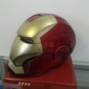 Marvel Iron Man 1:1 Wearable MK7 Helmet Touch Control Electric Mask W/ Bluetooth - Picture 1 of 12