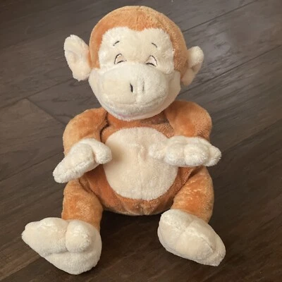 2006 Nuby Luv n’ Care Tickle Toes Monkey Plush Stuffed Animal Laughs Giggles - Image 1 of 4