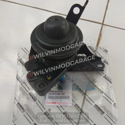 Aislador de montaje de motor derecho genuino OEM 12305-0M132 para Toyota Yaris 13-16 Foto 1 de 4