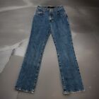 Vintage Calvin Klein Womens 6  Jeans W-28 Bootcut Double Stone Washed Blue L33