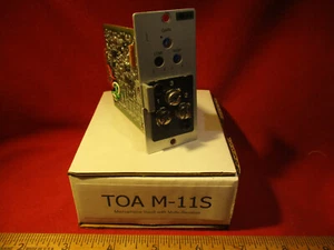 Toa M-11S Microphone Input with Mute-Receive - Picture 1 of 7