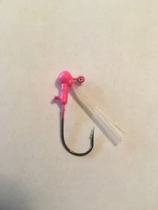 10 Pack 1/32 Weedless Painted Crappie Jig Heads - Picture 1 of 10