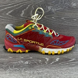 La Sportiva Womens 7-7.5 Bushido Woman Trail Running Hiking Red Shoes Sneakers - Picture 1 of 11