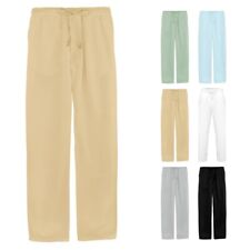 Classic Solid Color Drawstring Trousers for Men Breathable and Comfortable