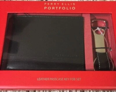 $47.50 Perry Ellis Wallet & Fob Key Set C5 - Image 1 of 4
