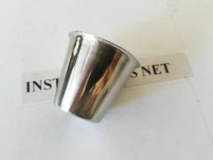 2 pcs  Medicine Cup Stainless Steel Surgical Dental Instruments - Picture 1 of 3