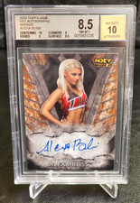 2016 WWE Topps NXT Bronze Alexa Bliss On Card Auto /50 Autograph RC Beckett 8.5