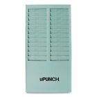 Upunch Time Card Rack, 24 Pockets, Gray, Includes Hardware, Each (PPZHNTCR24)