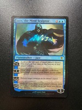 MTG Magic the Gathering 1x FOIL Jace the Mind Sculptor Worldwake Planeswalker