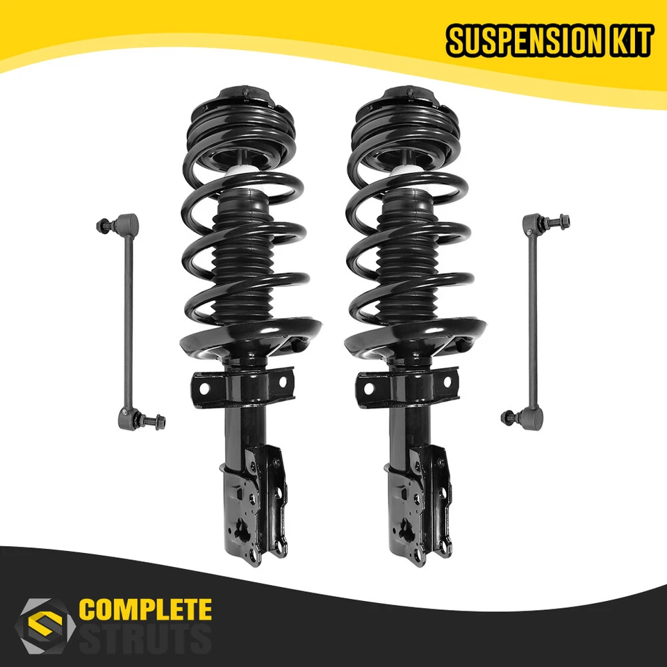 Front Complete Struts & Sway Bar Links for 2003-2007 Saturn Ion FWD Foto 1 de 1