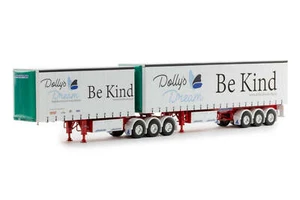 1:50 T-Liner B-Double Trailer Set - Dawson "Dolly's Dream" - Drake Truck ZT09226 - Picture 1 of 7