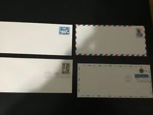 Lot of 4 UN. U6.10c. UN , Stamped Envelope. FDC. 1975-free Shipping - Picture 1 of 1