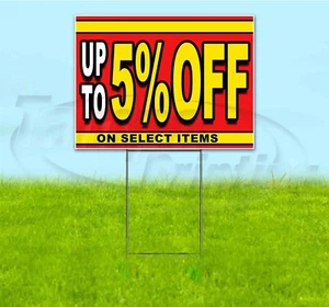 UP TO 5% OFF ON SELECT ITEMS 18x24 Yard Sign WITH STAKE Corrugated Bandit SALE - Picture 1 of 5