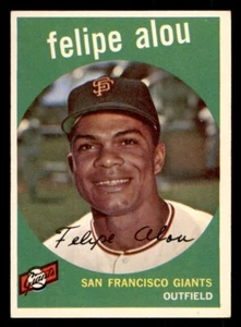 1959 Topps Baseball #102 Felipe Alou VG/EX *g1 - Picture 1 of 2