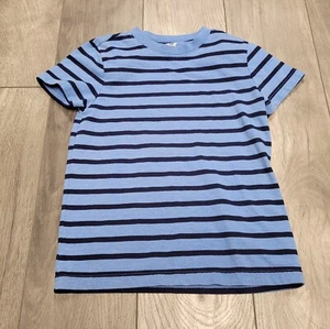 Boys Cat &Jack T-shirt Size XS (4/5) - Blue - Striped - Picture 1 of 5