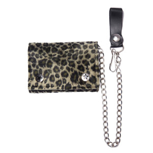 Leopard Chain Wallet