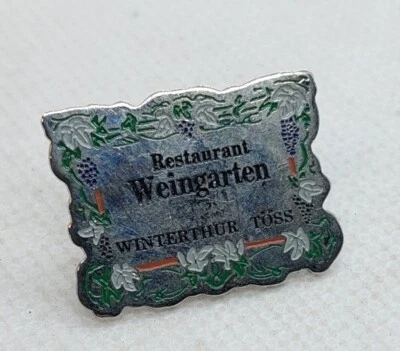 Pin -  Winterthur Töss Restaurant Weingarten (selten) +++ guter Zustand - Bild 1 von 2