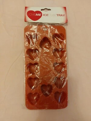 Heart Ice Cube Tray silicone chocolate mould - Image 1 of 2
