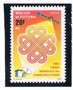 WALLIS AND FUTUNA ISLANDS 1983 World Communications Year CV $0.70 - Picture 1 of 1