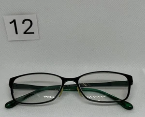 Lilly Pulitzer Beckett BK Eyeglasses Frame 51-15-135 Black & Green w Metallic - Picture 1 of 7