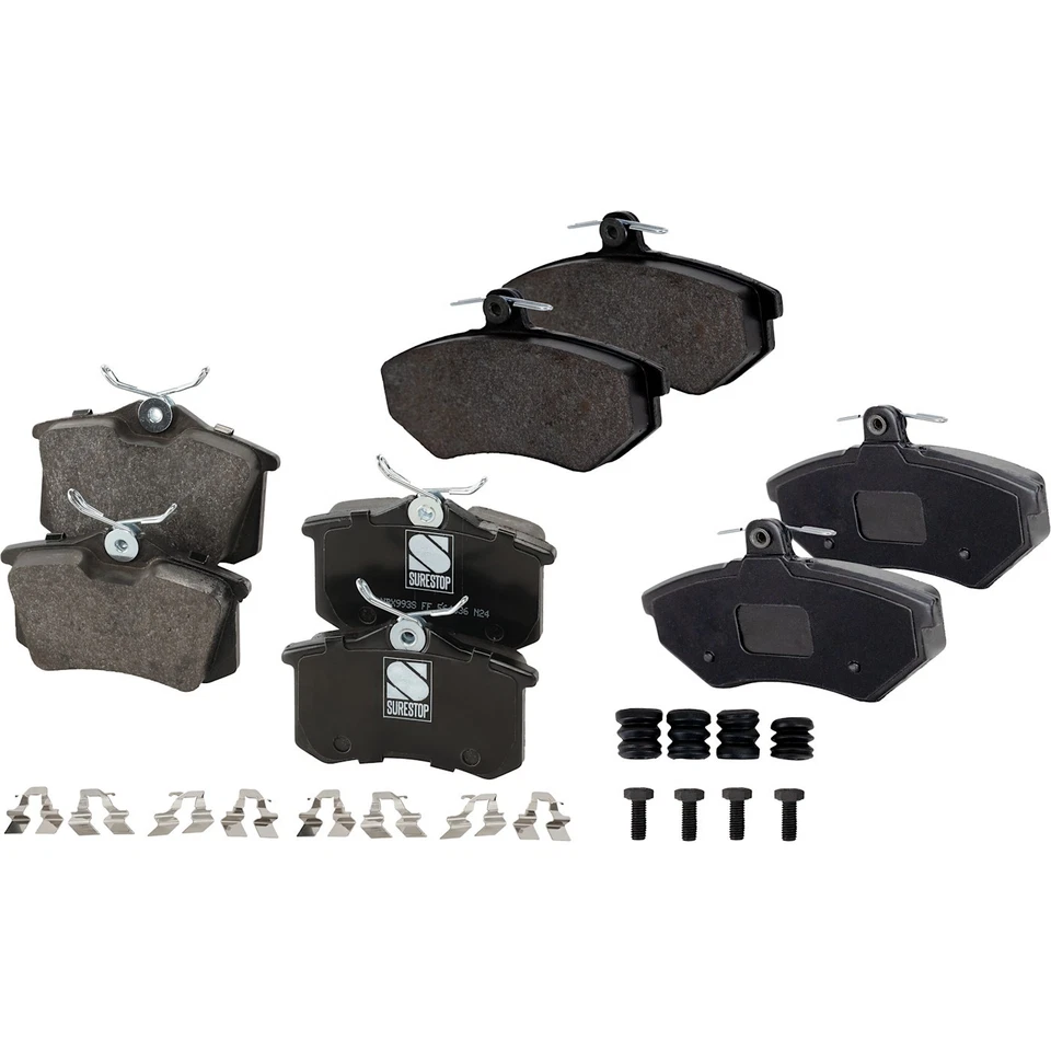 Juego de pastillas de freno delanteras y traseras para VW Volkswagen Jetta Golf Passat 1996-1997 Foto 1 de 4