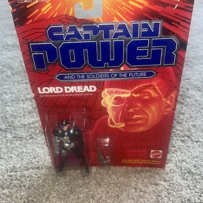 Boneco 1987 Mattel Captain Power Lord Dread NOVO NO CARTÃO - Imagem 1 de 4