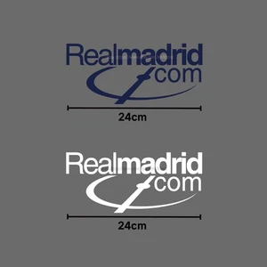 Parche Patrocinador Real Madrid RealMadrid.com 24cm - Heat Press Ready Fútbol Personalizado - Imagen 1 de 3