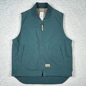 Berne Women’s Sherpa Lined Cotton Duck Work Vest Green Size Medium - Picture 1 of 22