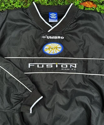 VTG Umbro Miami Fusion FC MLS Jacket MENS XL Windbreaker Rare Soccer Club 90s - Image 1 of 4