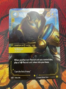 Viktor Leader 246a/298 Alt Art ENGLISH Riftbound Origins League of Legends - Picture 1 of 2