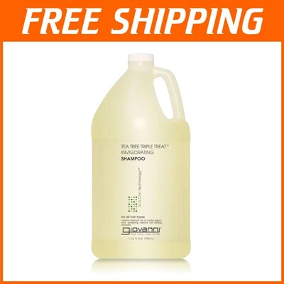 Clarifying and Moisturizing Tea Tree Shampoo with Essential Oils - 128 Fl Oz - Image 1 of 4