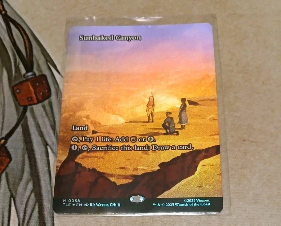 Sunbaked Canyon Borderless FOIL Avatar: The Last Airbender MTG MINT - Image 1 of 1