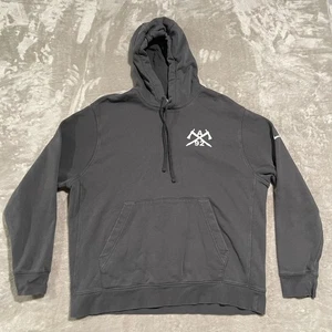 Sudadera con Capucha Nike Para Hombre XL Gris Pullover Gráfico Logo Swoosh Polar Deportes - Imagen 1 de 8