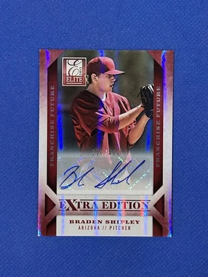 Panini Elite 2013 edición extra #4 Braden Shipley automático/404 autógrafo Foto 1 de 3