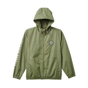 Brixton "Claxton Crest" Lightweight Zip Jacket (Olive Surplus) Hooded Jacket - Picture 1 of 1