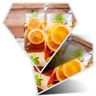 2 x Diamond Stickers 7.5 cm - Iced Tea Lemonade Ice Drink Cafe  #16543