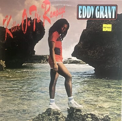 EDDY GRANT-Killer On The Rampage  (Electric Avenue) LP w/ Promo Photo & Bio Foto 1 de 4