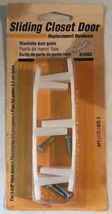 Prime-Line Products ~ N6563 ~ Sliding Closet Door Guide ~ White ~ Brand New - Picture 1 of 2