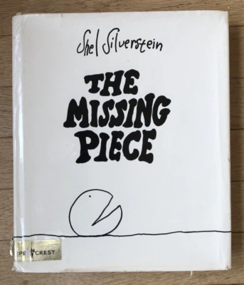THE MISSING PIECE by Shel Silverstein STATED First Edition 1976 Ex-Library - Image 1 of 4