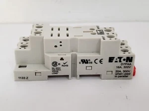 EATON D7PAA RELAY SOCKET 16A 300V 20A 300V  NNB - Picture 1 of 5