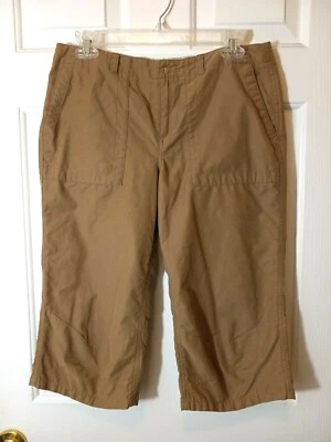 HORNY TOAD Women's Cotton Nylon Blend Brown Crop Hiking Outdoor Pants Size 6 - Image 1 of 4