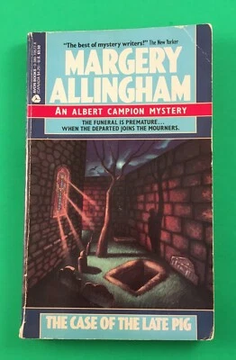 The Case of the Late Pig by Margery Allingham PB Paperback 1989 Vintage Mystery Foto 1 de 4