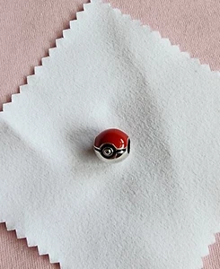 New COLLECTIBLE POKEMON ENAMEL BALL BEAD CHARM 925 STERLING SILVER FOR BRACELET - Picture 1 of 4