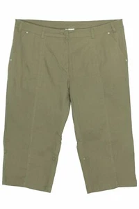 Sheego Capri Pants 3/4 Summer Trousers Regular Ladies Stretch Cotton Size 52 54 - Picture 1 of 4