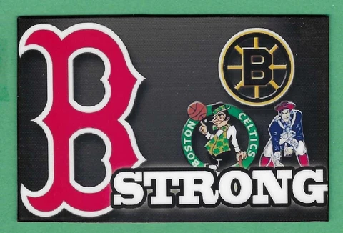 Boston Strong ~ Red Sox, Celtics, Bruins, Patriots ~ Souvenir Magnet Cover