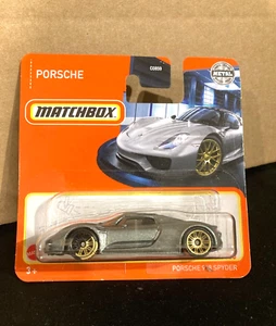 2022 Matchbox Porsche 918 Spyder #31/100-NEW! RARE*Half Gold Wheel* - Picture 1 of 1