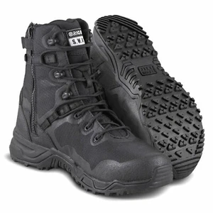 Original SWAT 177501 Alpha Fury 8" Side Zip Black Boots  - Size 9 - NEW - Picture 1 of 1